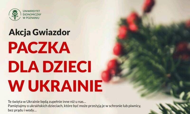 Powiększ obraz: Świąteczna gałązka oraz nazwa akcji