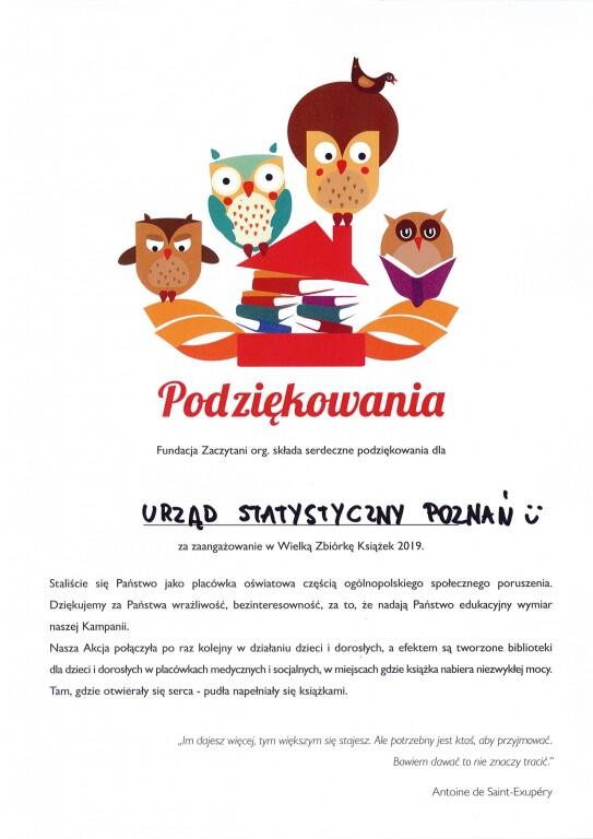 Powiększ obraz: Podziękowania