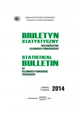 Powiększ obraz: Pierwsza strona opracowania Biuletyn statystyczny województwa kujawsko-pomorskiego II kwartał 2014 r.