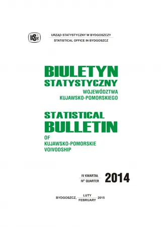 Powiększ obraz: Pierwsza strona opracowania Biuletyn statystyczny województwa kujawsko-pomorskiego I kwartał 2015 r.