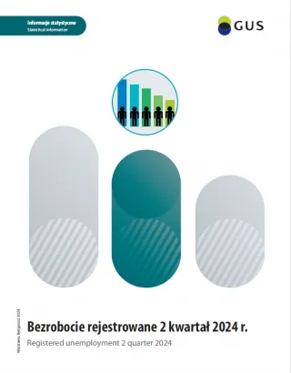 Powiększ obraz: Cover  of  publication  "Registered  unemployment  2  quarter  2024"