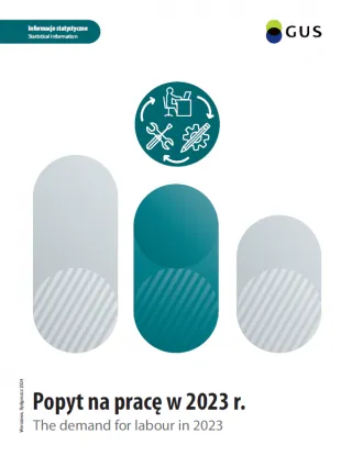 Powiększ obraz: Cover  of  "The  demand  for  labour  in  2023"  publication