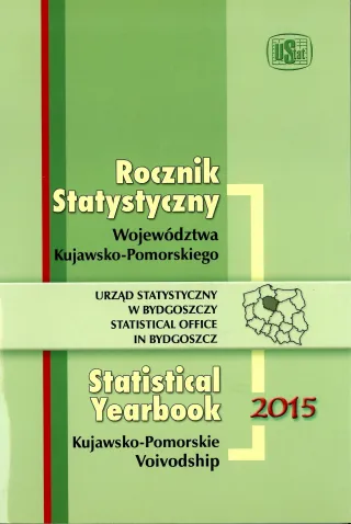 Powiększ obraz: okładka do Rocznika Statystycznego Województwa Kujawsko-Pomorskiego 2015