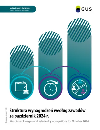 Powiększ obraz: Cover of publication Structure of wages and salaries by occupations for October 2024